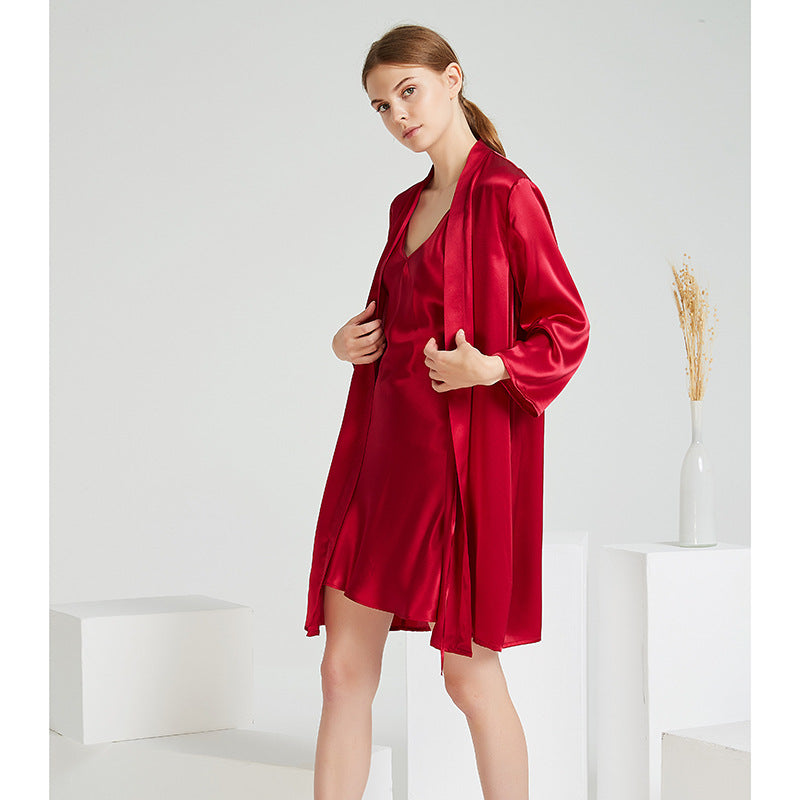100% mulberry silk nightwear set