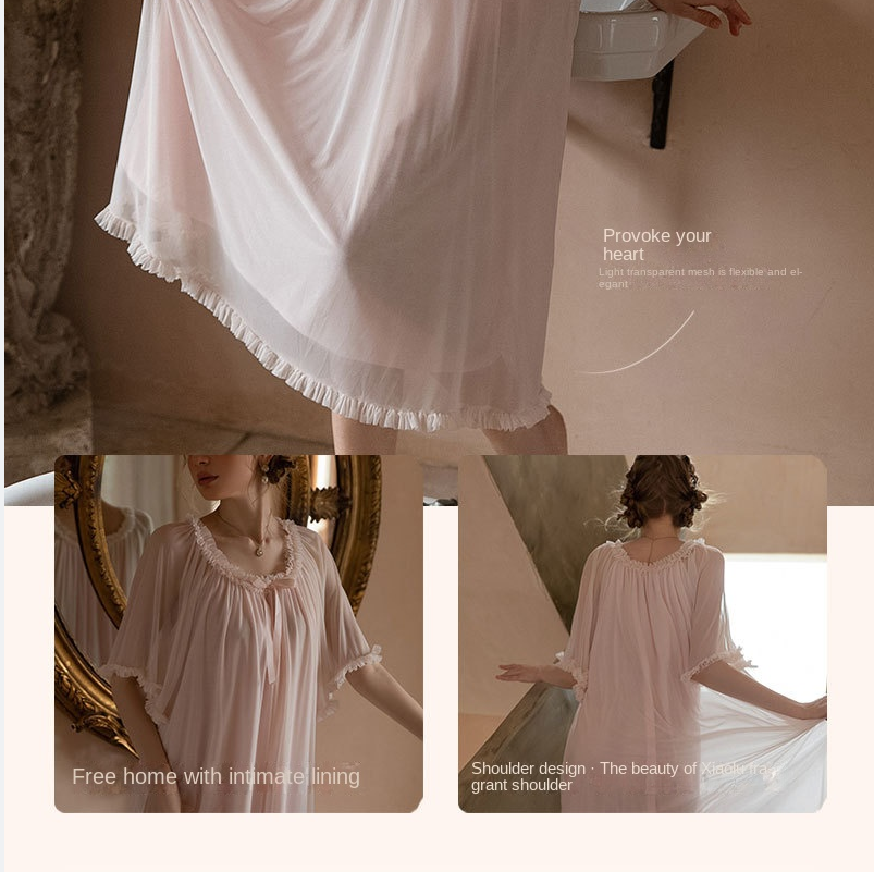 Lace oversize pajamas