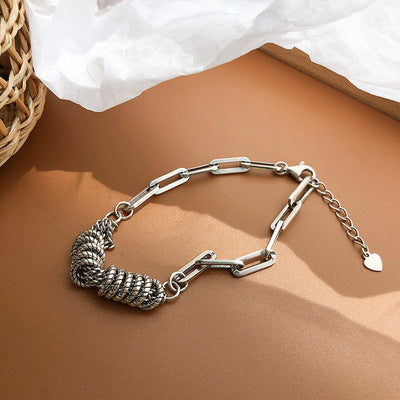 S925 silver chain bracelet