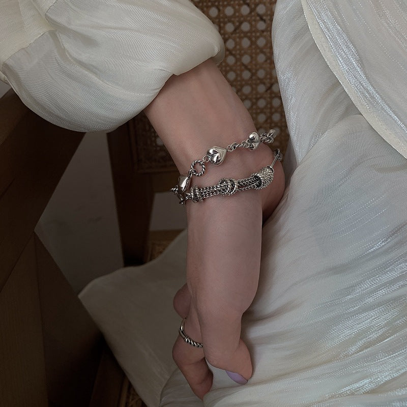 S925 silver chain bracelet