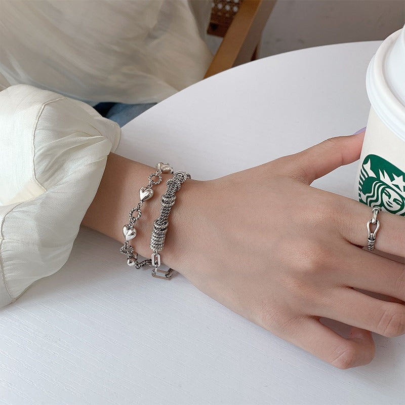 S925 silver chain bracelet