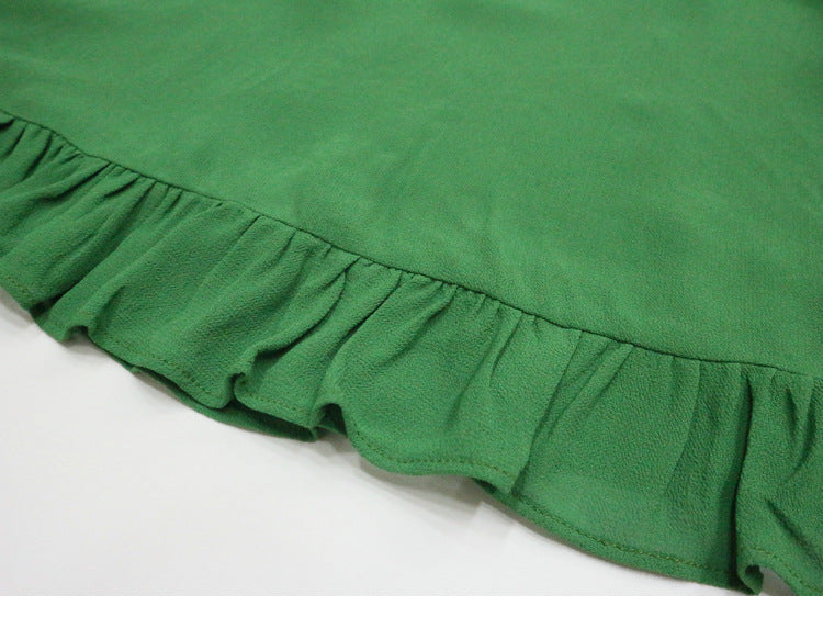 Printed drawstring dress