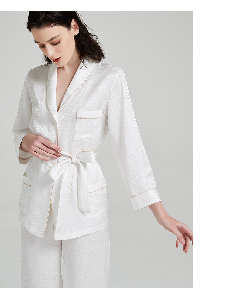 100% mulberry silk nightwear suit