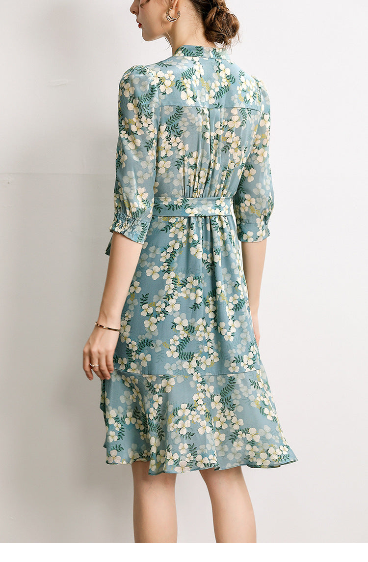 Mulberry silk dress
