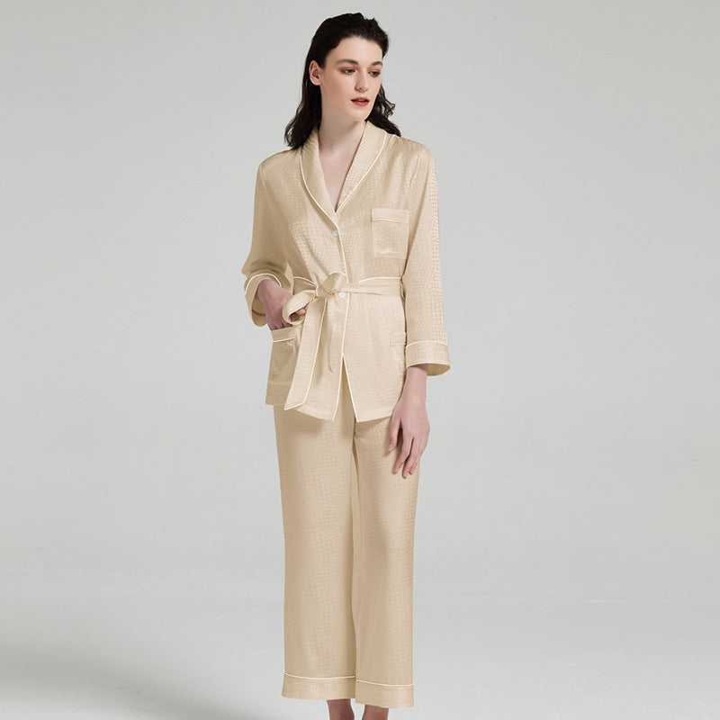 100% mulberry silk nightwear suit