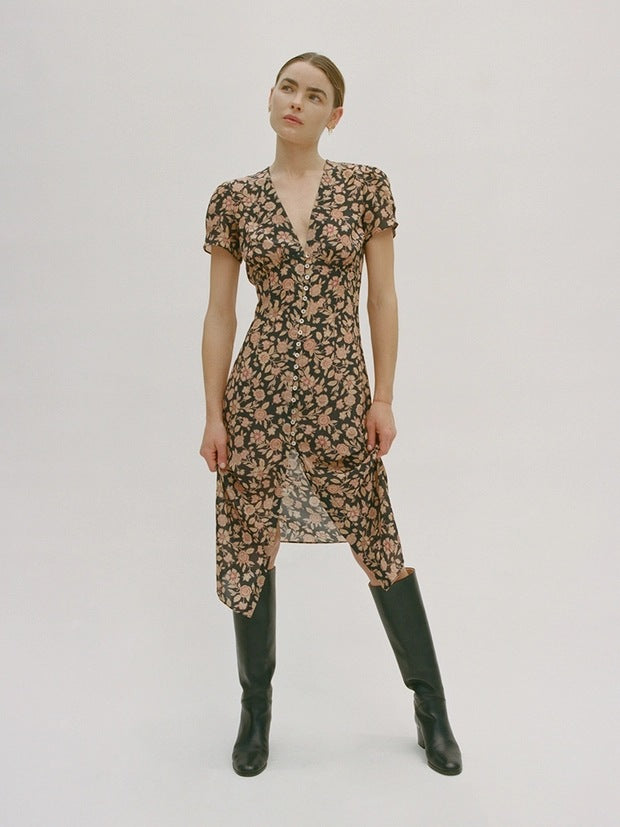 Mulberry silk dress