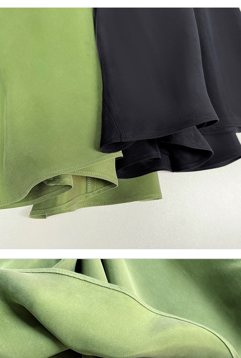 Copper ammonia silk skirt