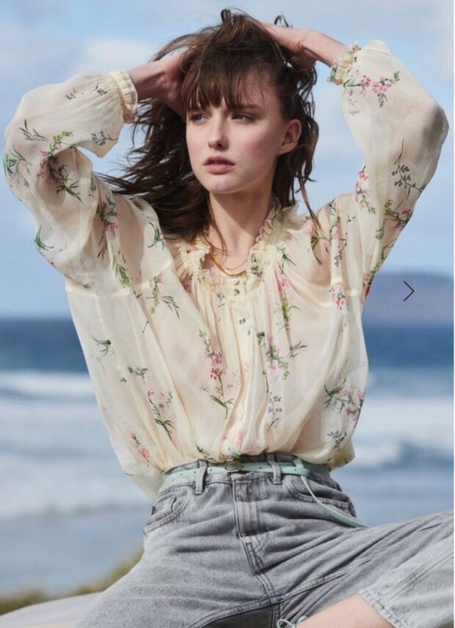 Mulberry silk top