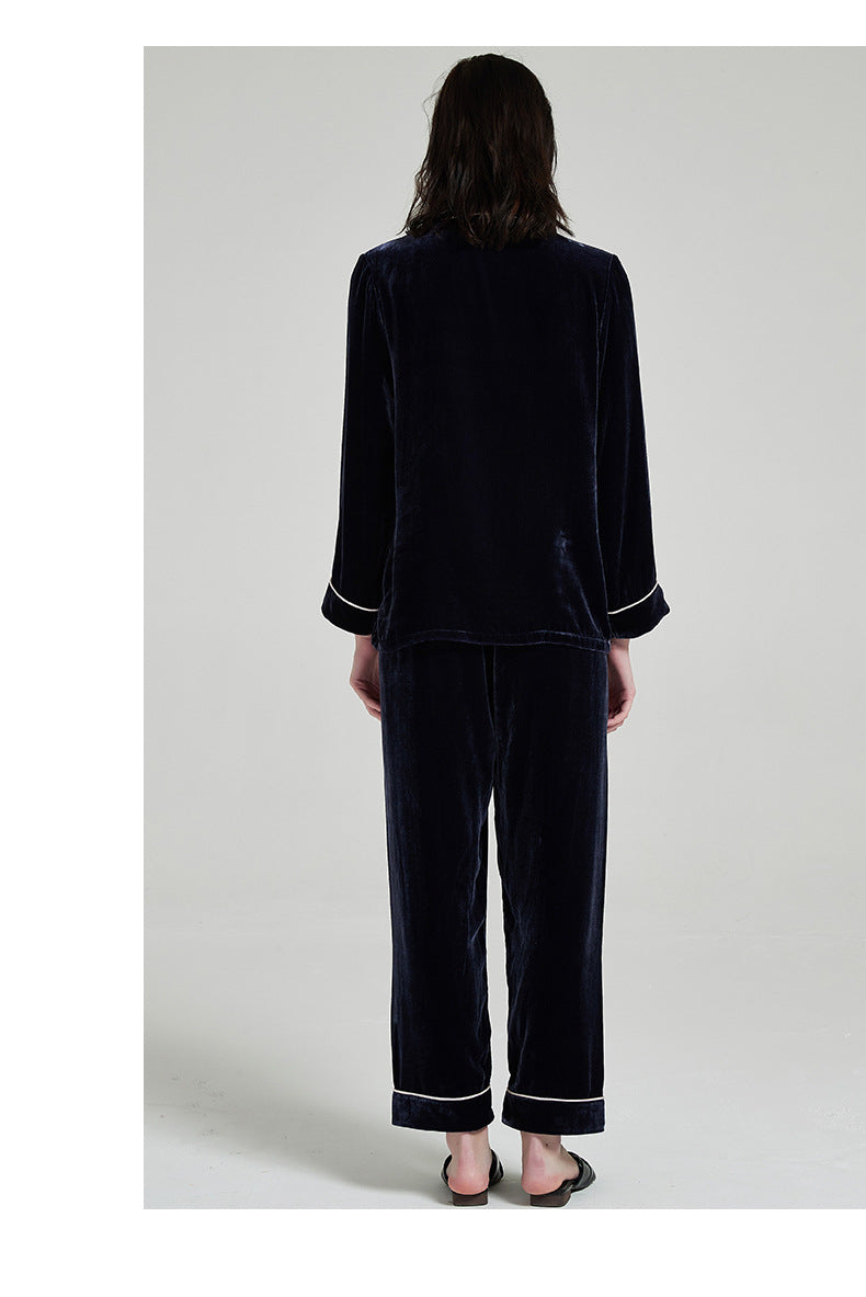 Thickened velvet set