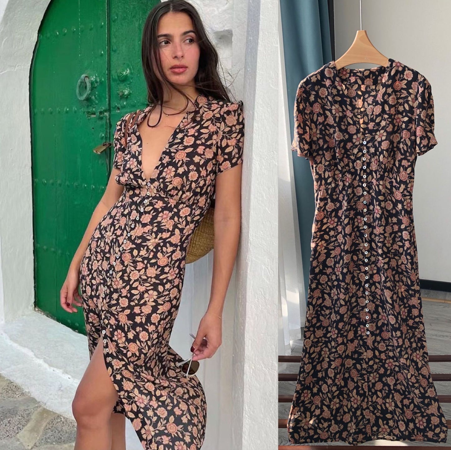 Mulberry silk dress