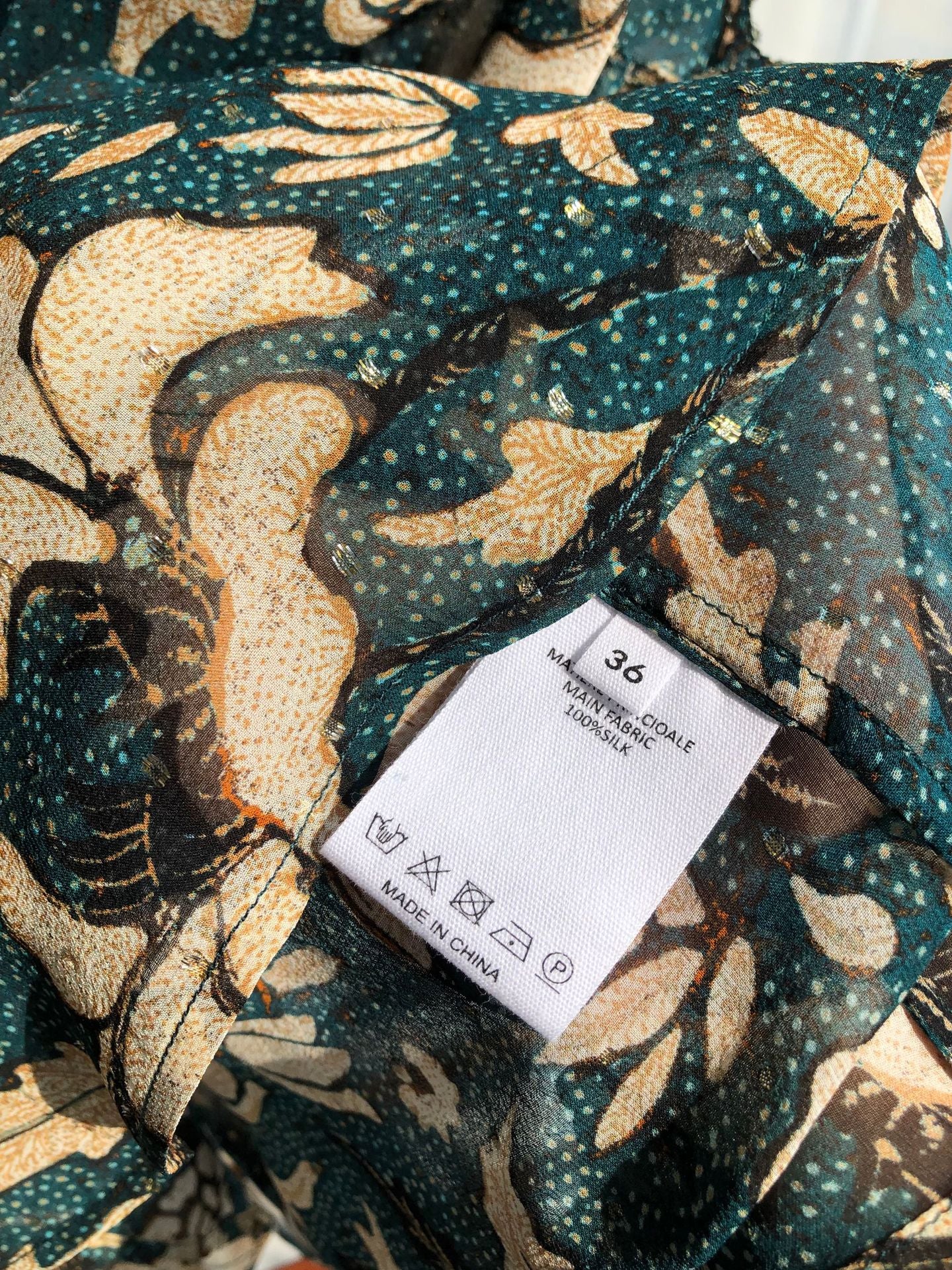 Mulberry silk top