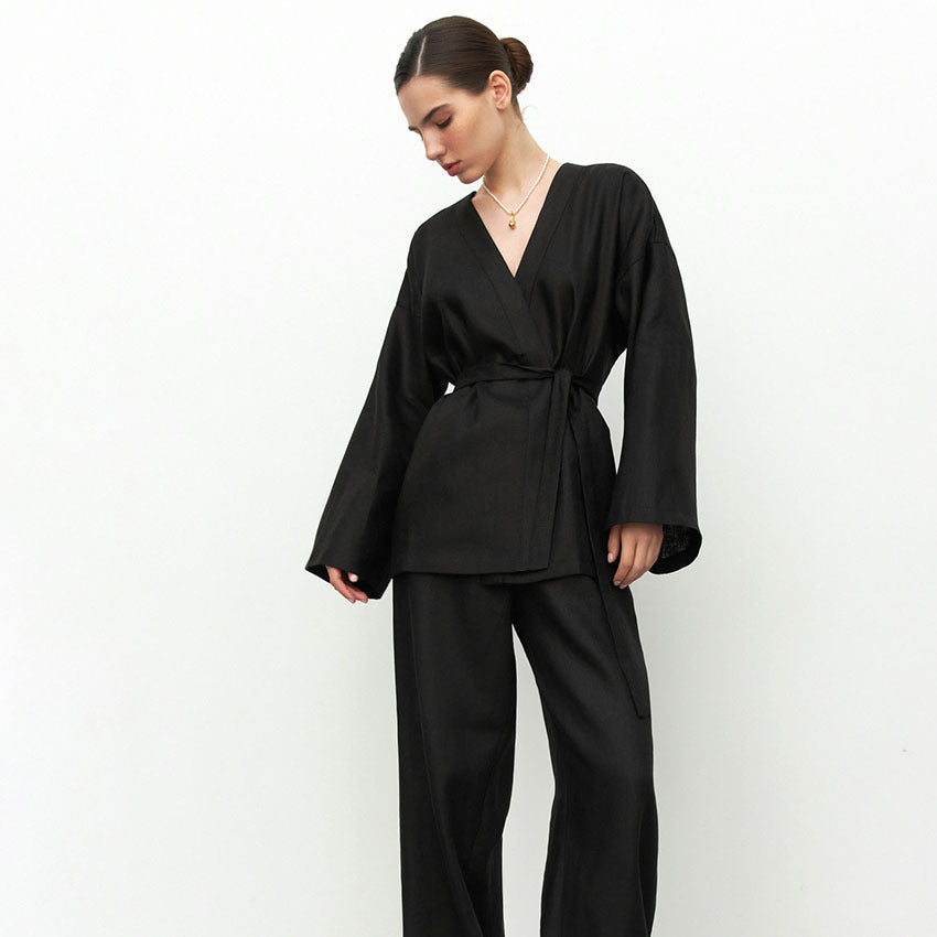 Loose cotton home clothing suit