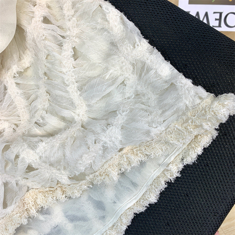 Hollowed knit top