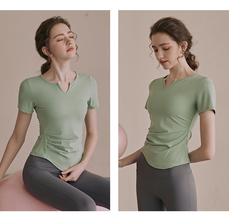 Sports yoga t-shirt top