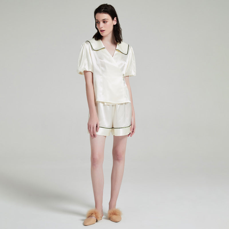 100% mulberry silk pajama set