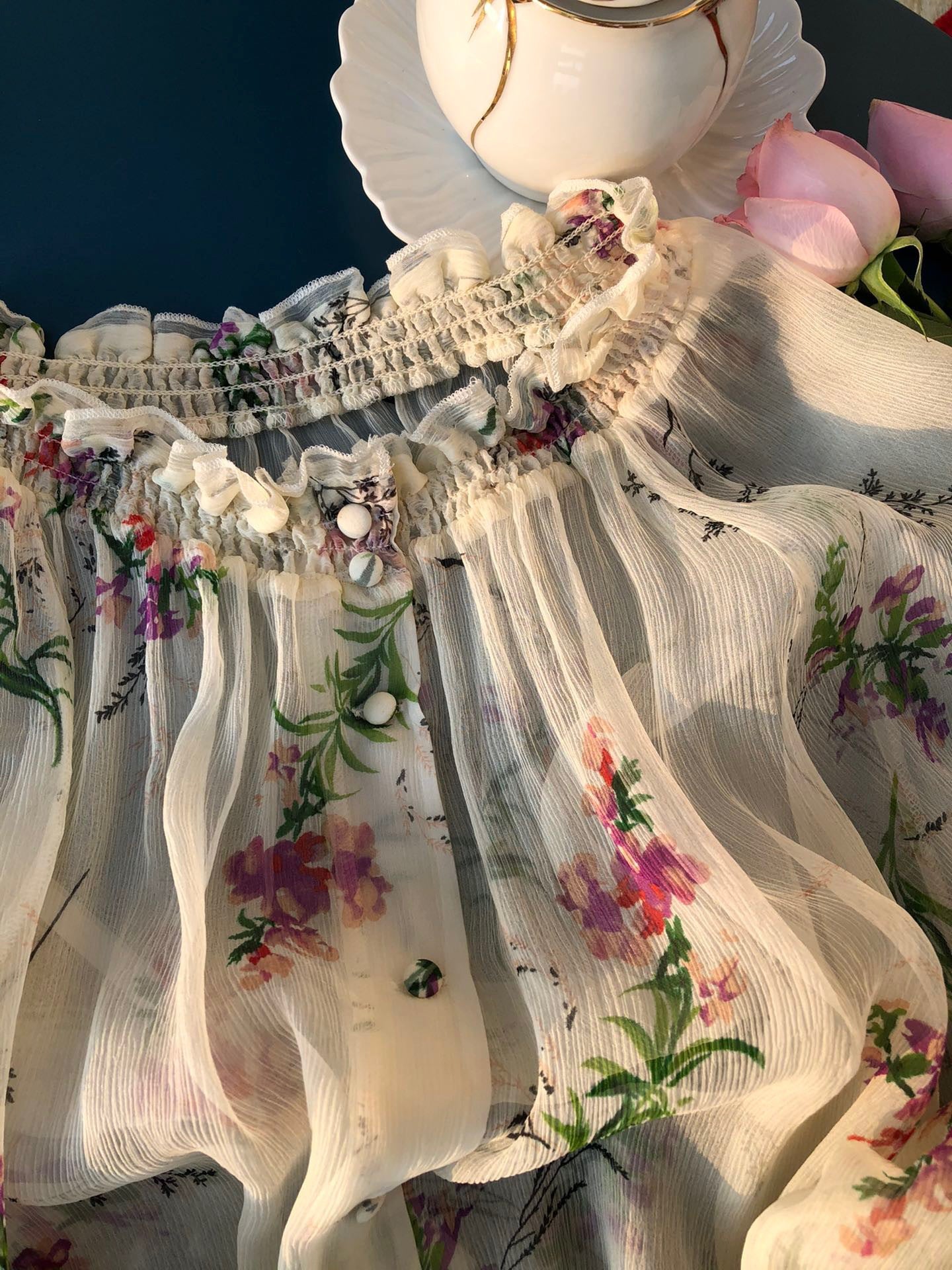 Mulberry silk top
