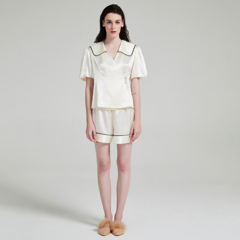 100% mulberry silk pajama set