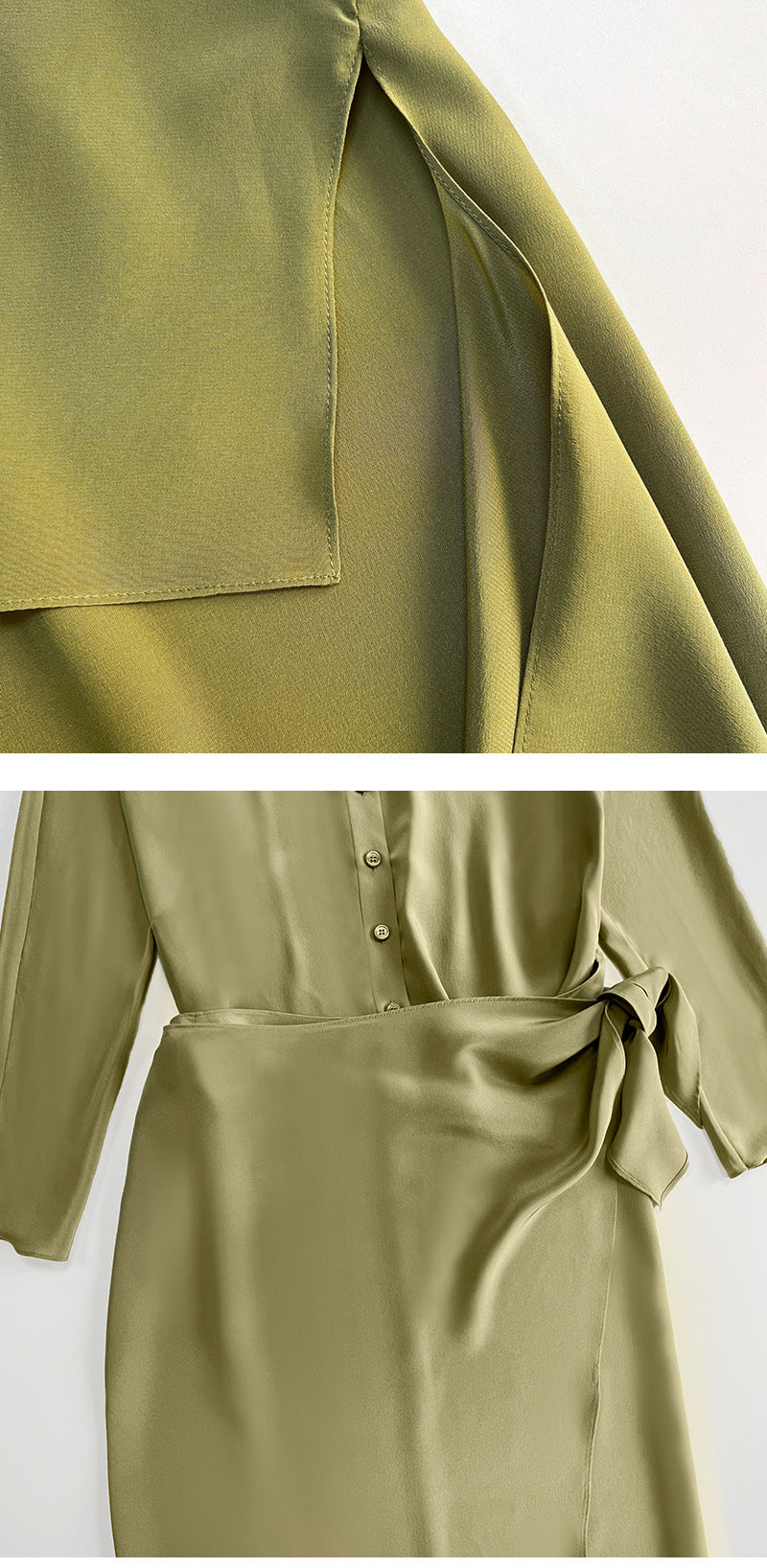 Mulberry silk dress suit