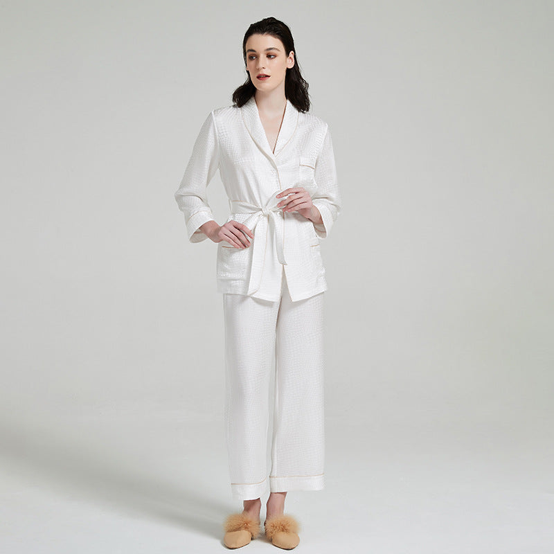 100% mulberry silk nightwear suit