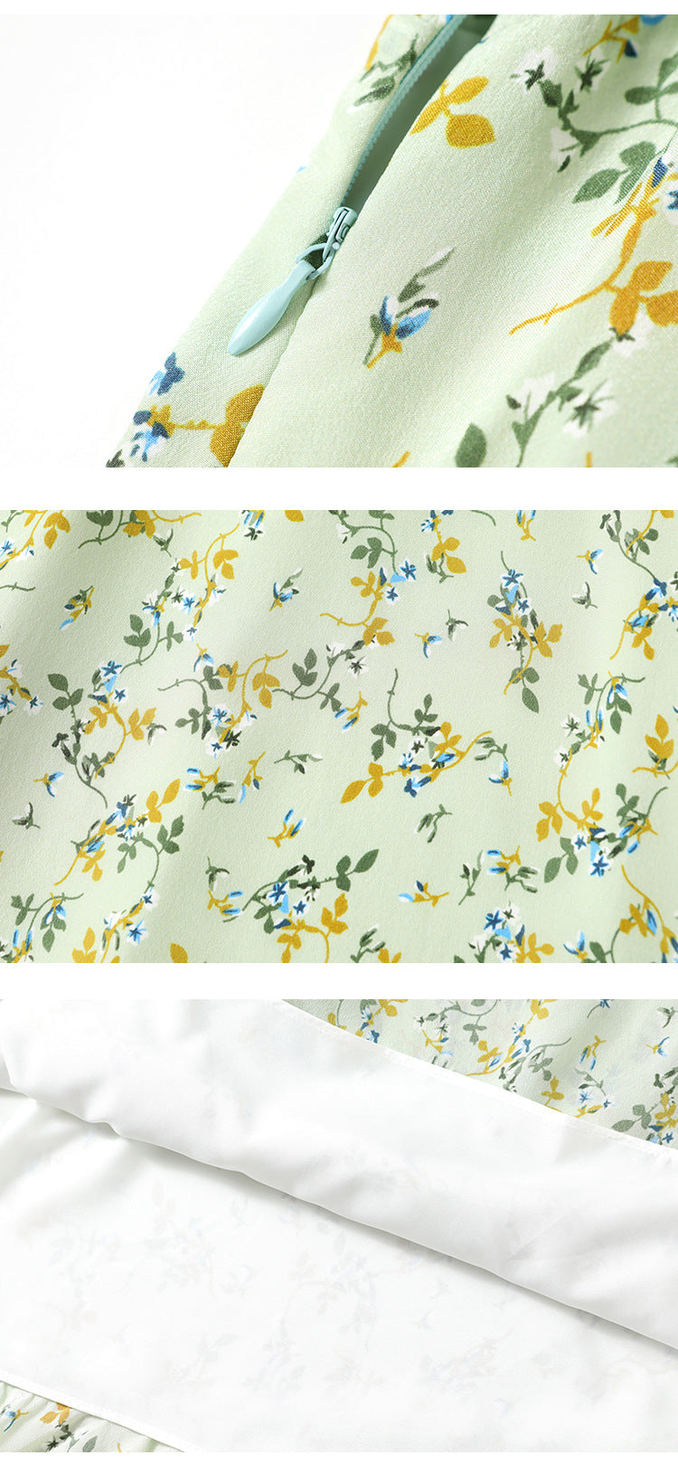 Mulberry silk floral dress