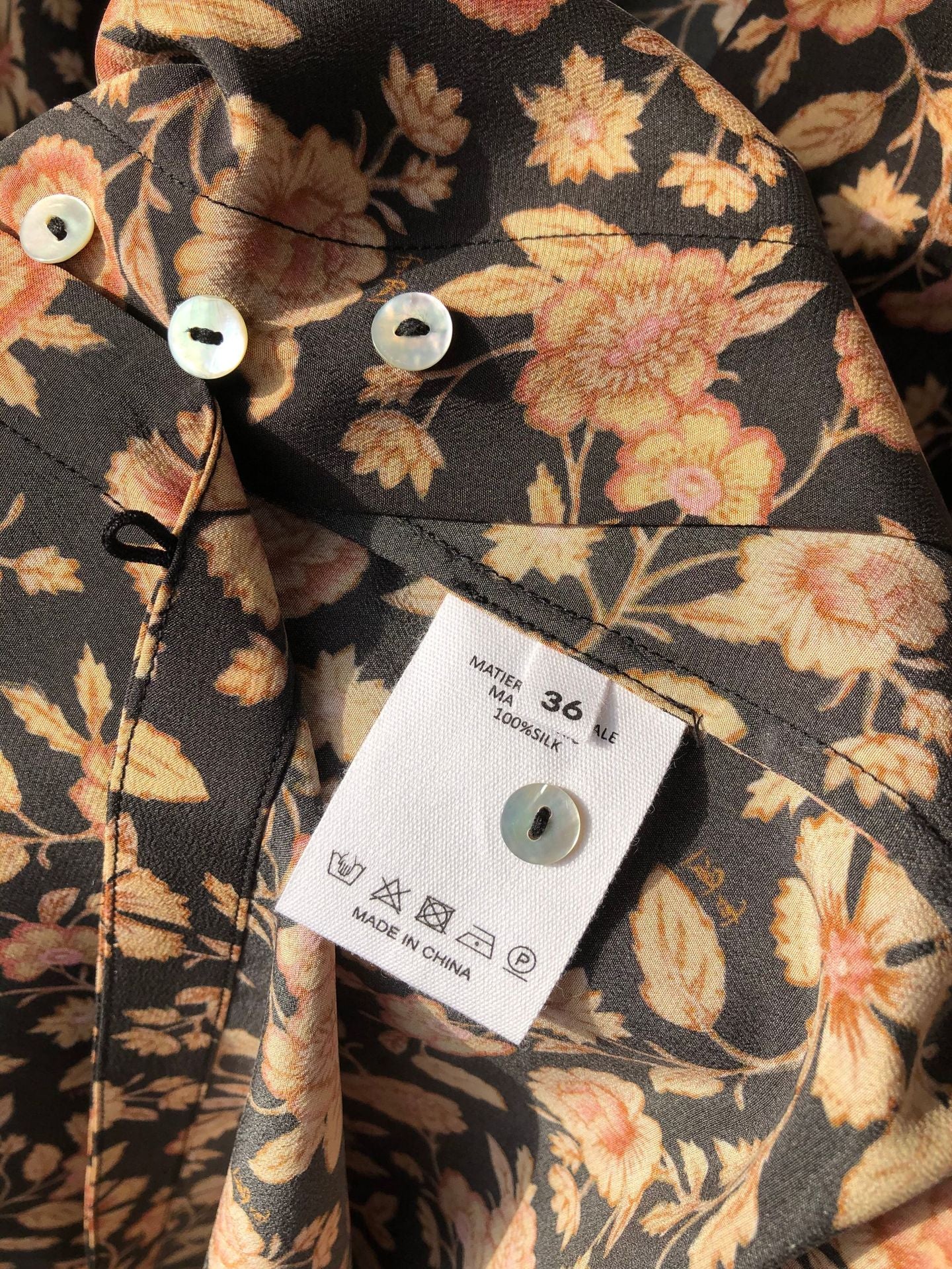 Mulberry silk dress