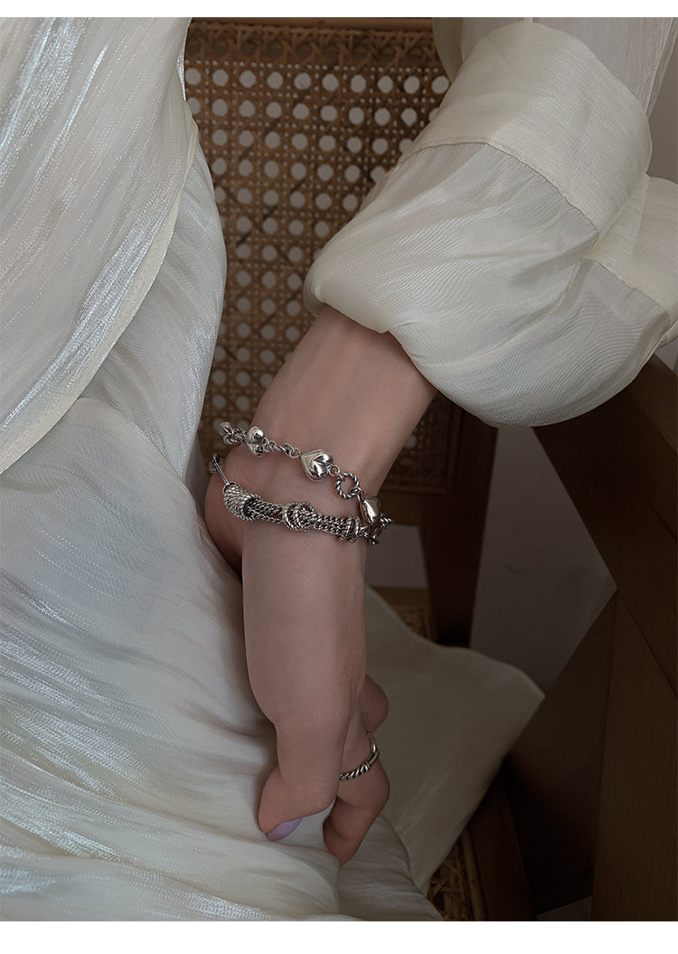 S925 silver chain bracelet