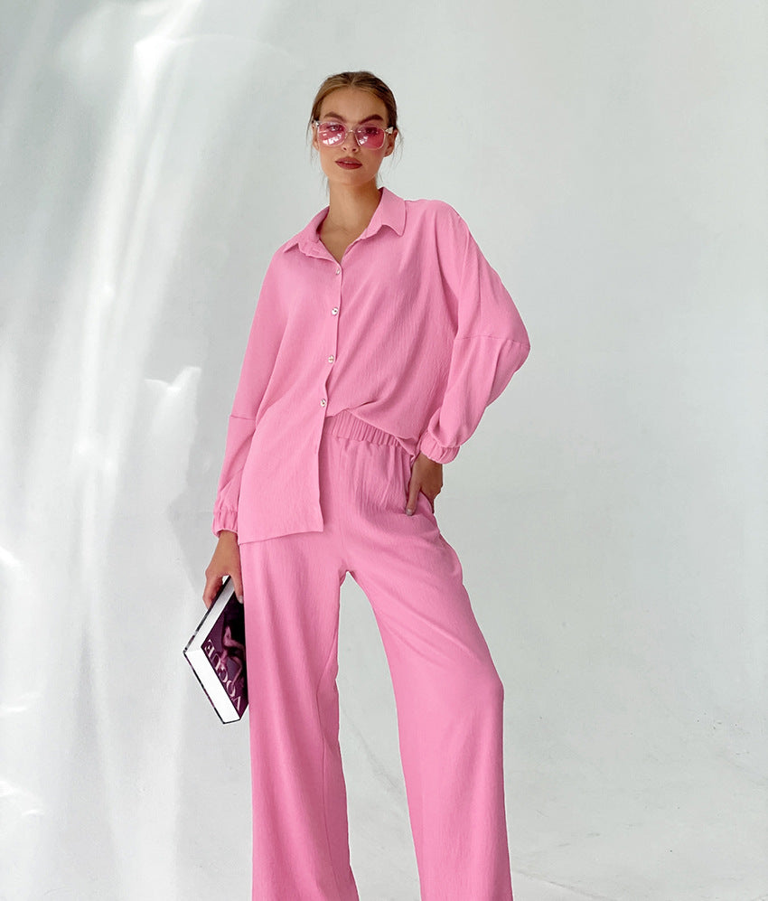 Cardigan home clothing suit