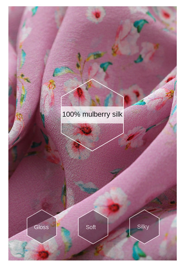 Mulberry silk dress