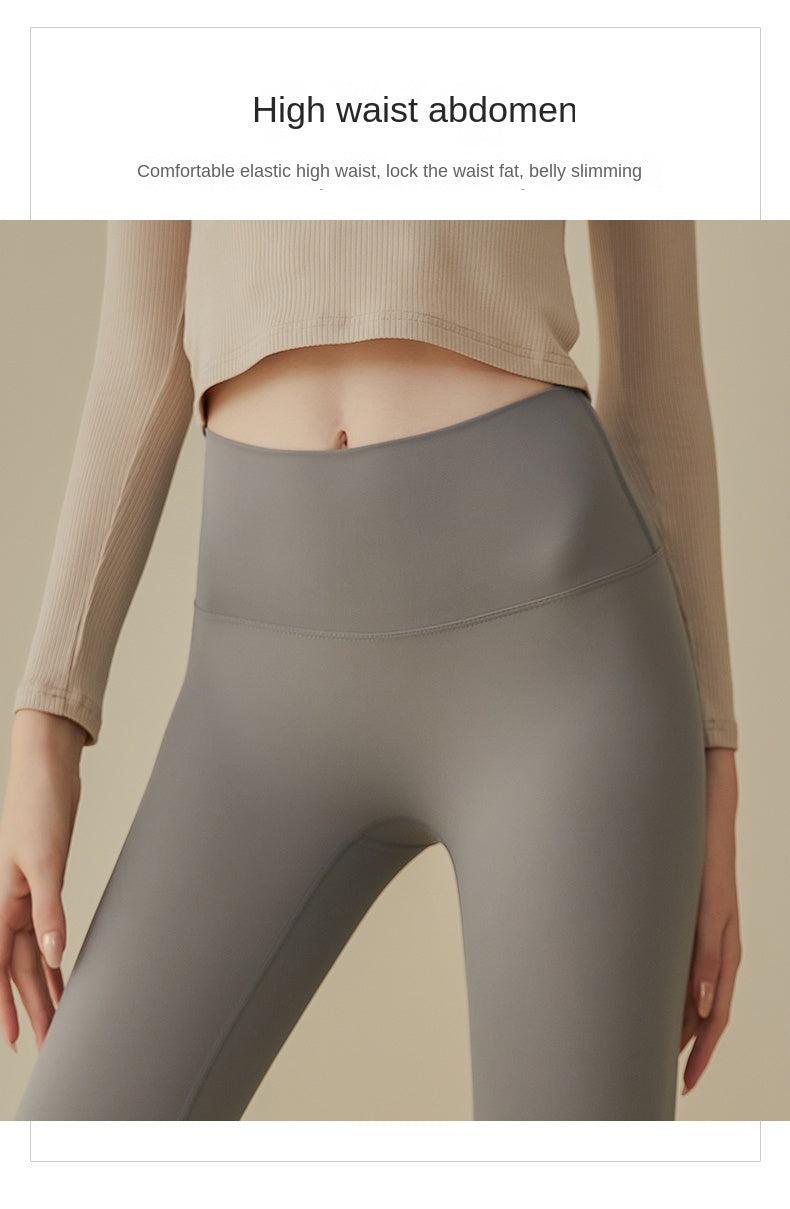Hip lifting elastic pants