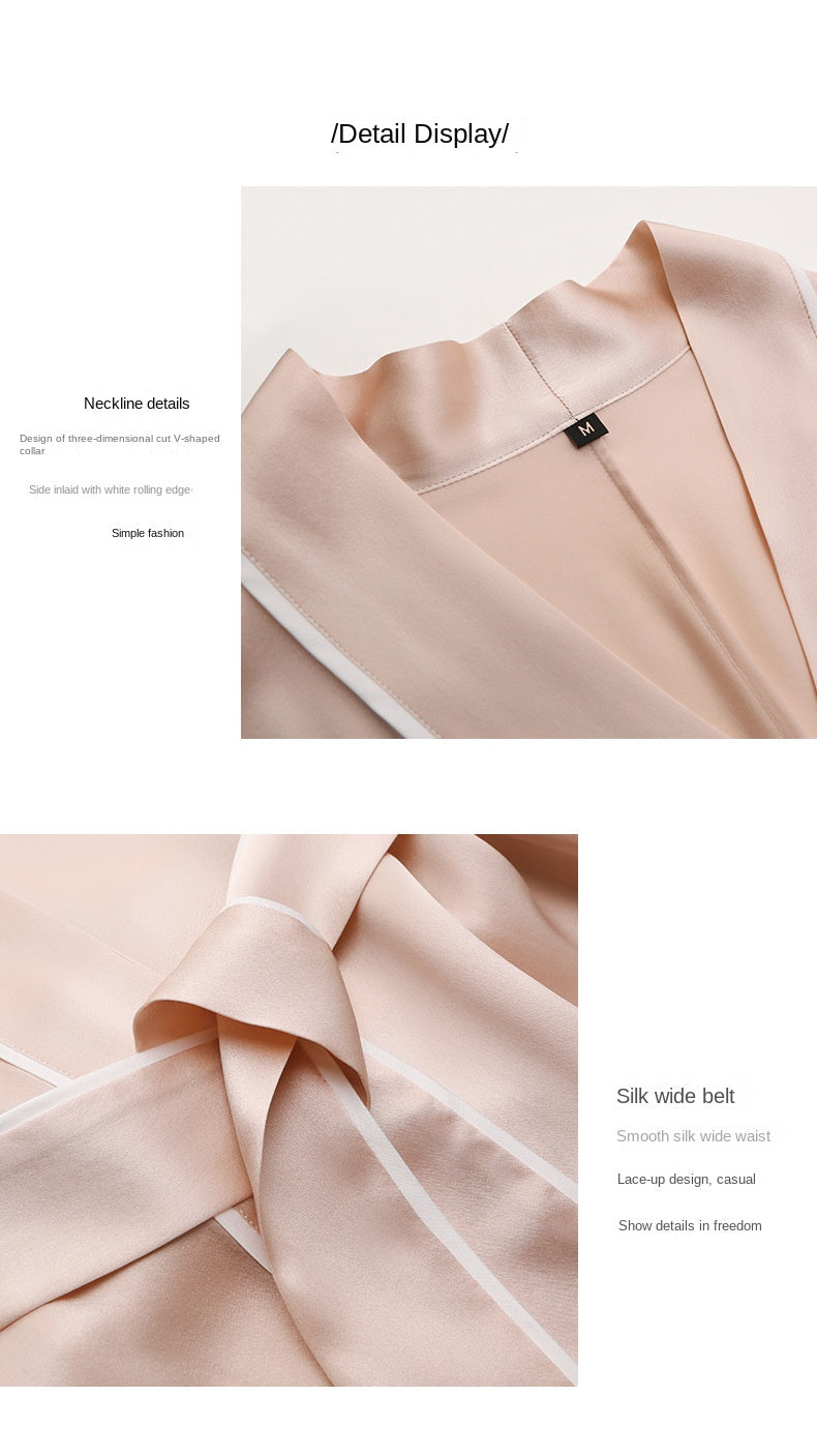 100% mulberry silk nightwear set