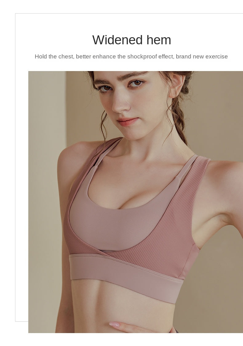 Sports yoga bra tank top