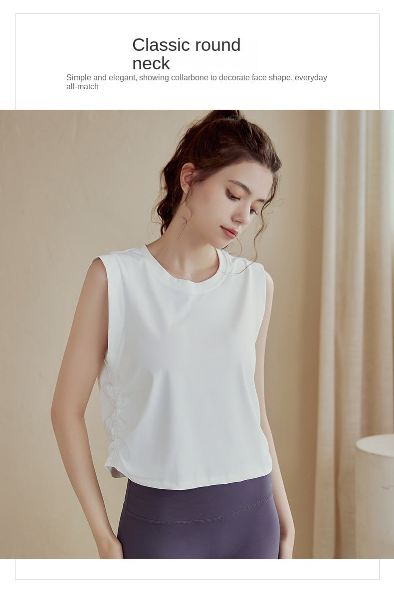 Sports yoga t-shirt top