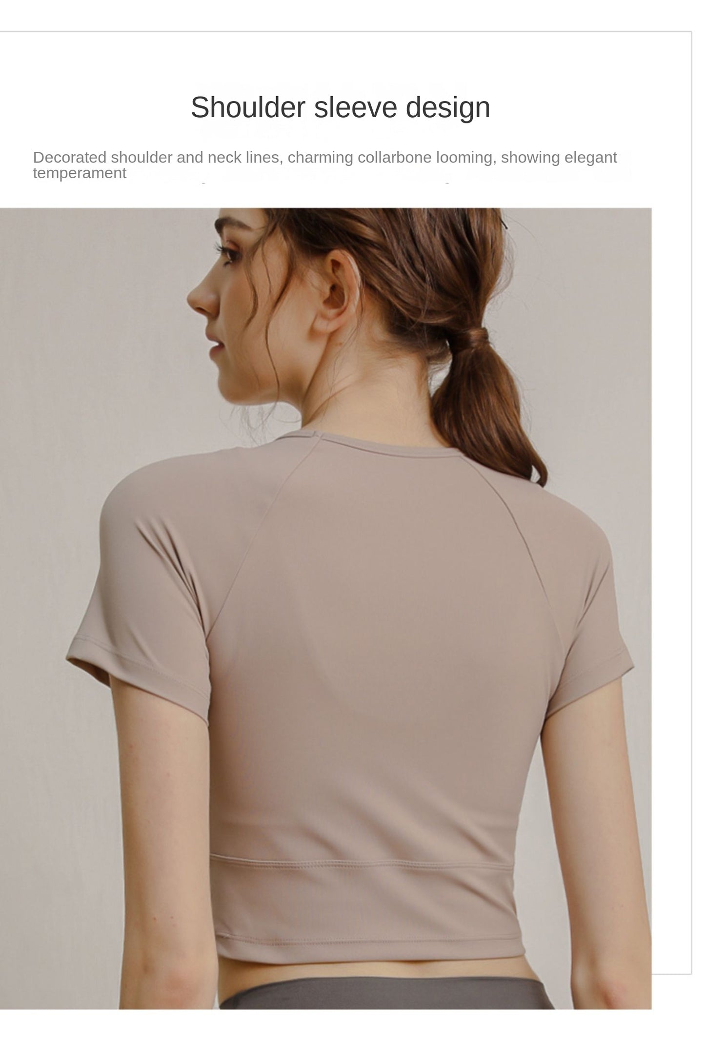 Sports yoga t-shirt top