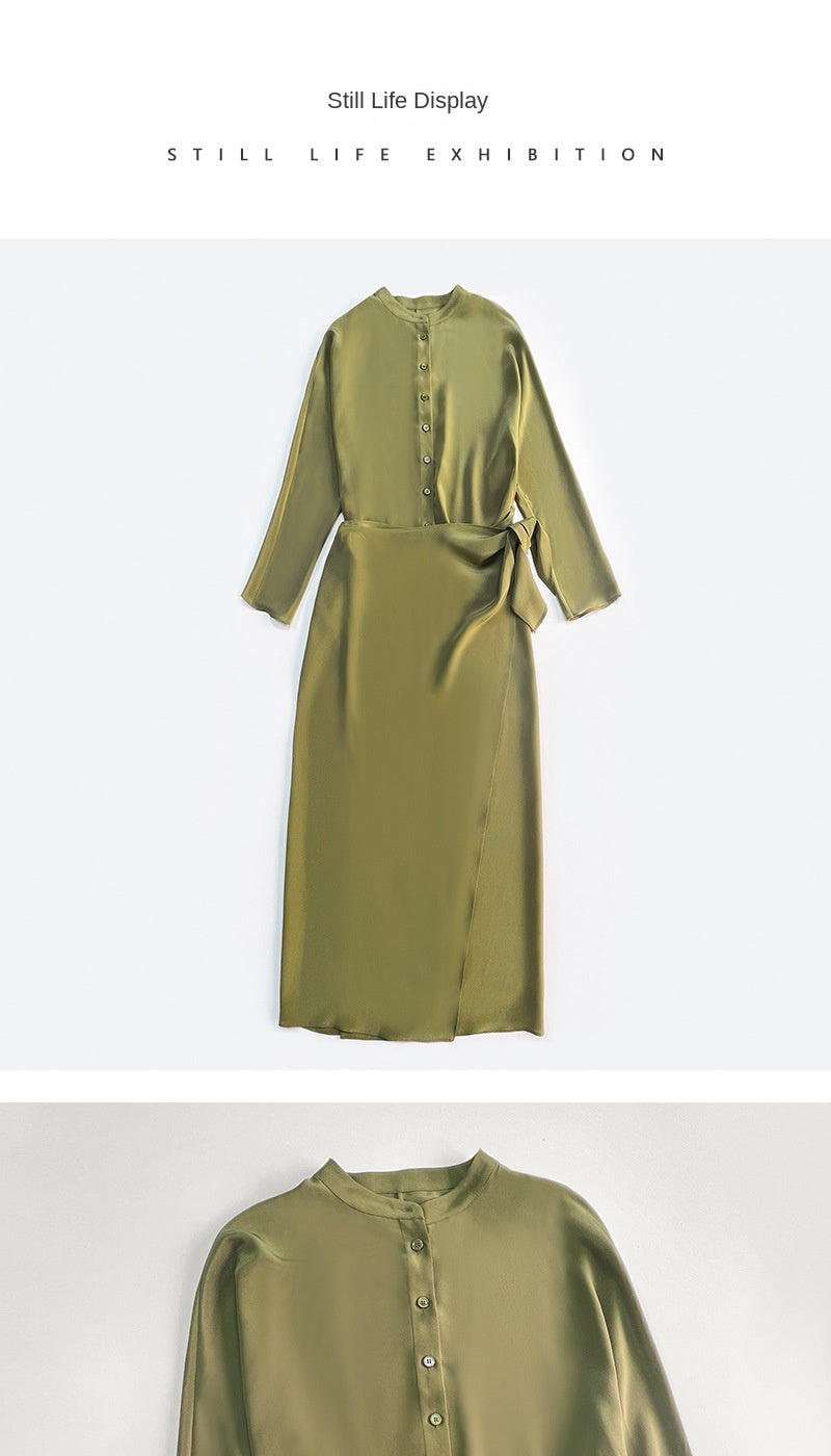 Mulberry silk dress suit