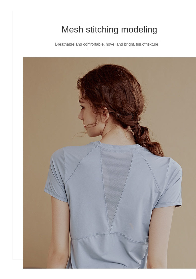 Sports yoga t-shirt top