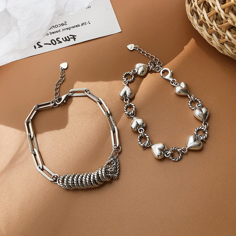 S925 silver chain bracelet
