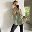 Casual loose shirt pants suit