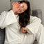 White home clothing suit