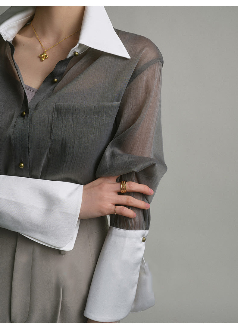 Retro loose fitting shirt