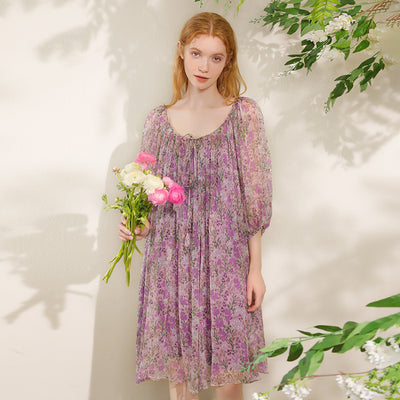 Mulberry silk dress
