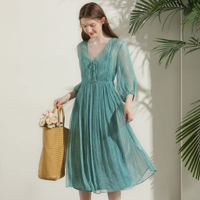 Mulberry silk dress