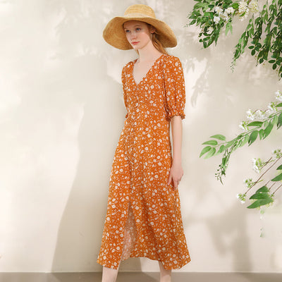 Mulberry silk dress