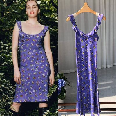 Mulberry silk dress
