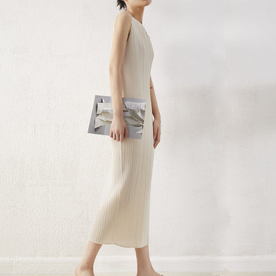 Straight a-line long skirt