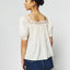 lace bubble short sleeved shirt