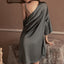 Loose ice silk sexy nightgown