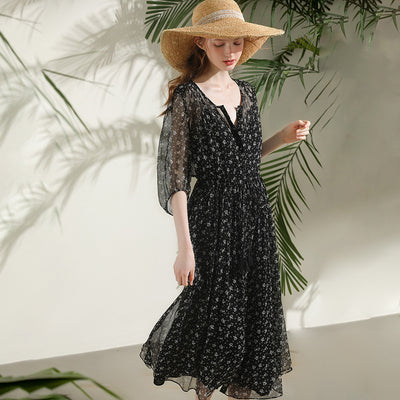 Mulberry silk dress