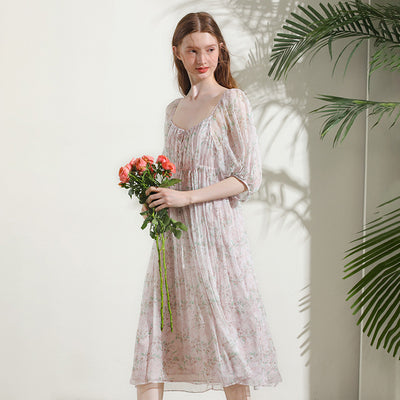 Mulberry silk dress