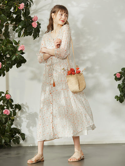 Mulberry silk dress