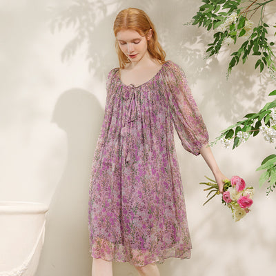 Mulberry silk dress